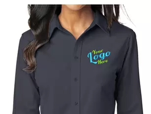 Custom Women's Button-Down Shirts