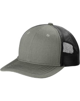 Wholesale Port Authority - Youth Snapback Trucker Hat | Structured, 6-panel, Mid Profile, Mesh - YC112 | Wholesale Blank Hats