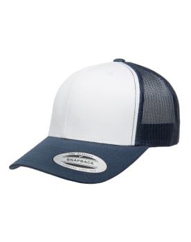 Wholesale Flexfit Yupoong YP Classic - Snapback Trucker Hat | Structured, 6-panel, Mid Profile, Mesh - 6606W | Wholesale Blank Hats