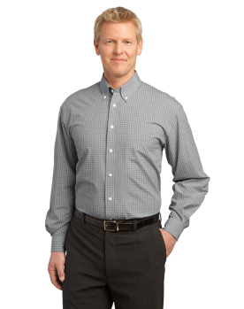 Custom Port Authority Plaid Pattern Easy Care Shirt Wholesale - S639