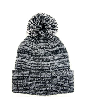 Heathered 12" Pom Beanies Image 2
