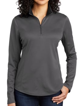 Port Authority Ladies Silk Touch Performance 1/4-Zip Image 0
