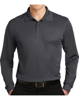 Men's Sport-Tek Long Sleeve Micropique Sport Wick Polo Image 0