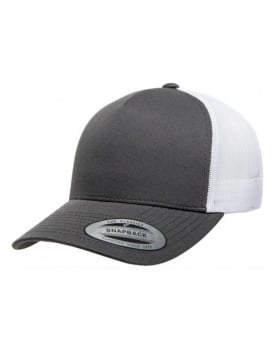 Flexfit Yupoong YP Classics 5-Panel Retro Two Tone Trucker Snapback Hats Image 5