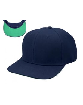 Wool Blend Flat Bill Snapback Hats Image 2