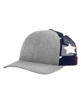 Wholesale Richardson 112 - Camouflage Snapback Trucker Hat | Structured, 6-panel, Mid Profile, Mesh - 112PM | Wholesale Blank Hats