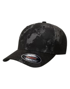 Flexfit Yupoong Veil Camo Fitted Hats Image 1