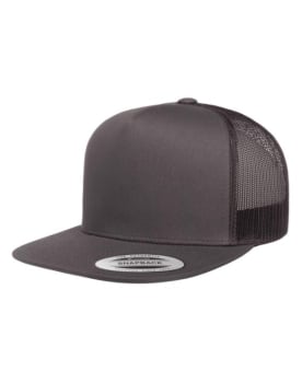 Flexfit Yupoong YP Classics Flat Bill Snapback Trucker Hats Image 1