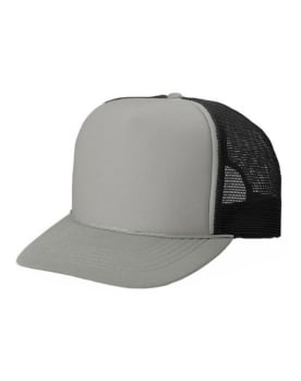 Wholesale Mega Caps - Snapback Trucker Hat | Foam, Structured, 5-panel, High Profile, Mesh - 6801T| Wholesale Blank Hats