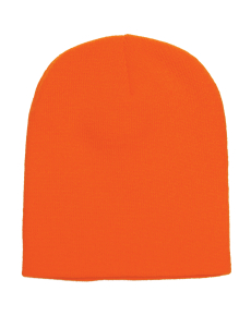 Flexfit YP Classics Knit Beanies Blaze Orange OSFM
