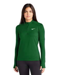Nike Ladies Dri-FIT Element 1/2-Zip Top NKDH4951 Dark Green S