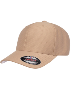 Flexfit Yupoong Fitted Cool and Dry Calocks Hats Khaki OSFM