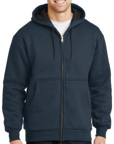 CornerStone Heavyweight Full-Zip Hooded Sweatshirt with Thermal Lining