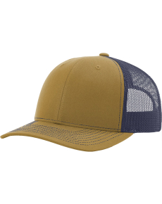 Richardson 112 Two-Color Split Hats -OSFM-Biscuit/True Blue