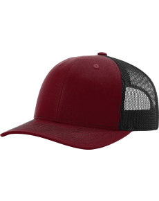 Richardson 112 Two-Color Split Hats -OSFM-Cardinal/Black