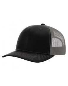 Richardson 112 Extra Large Hats Black/Charcoal XXL