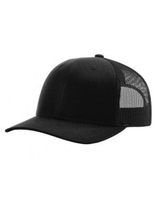 Richardson 112 One-Color Solid Hats-Black-OSFM