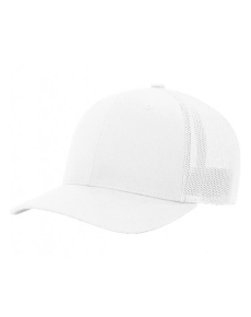 Richardson 110 Fitted Trucker Hats-LG-XL-White