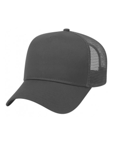 Cotton Twill 5-Panel Pro Style Mesh Back Hats