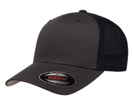 Yupoong Trucker Fitted Twill Hats Flexfit Tone Two Cotton